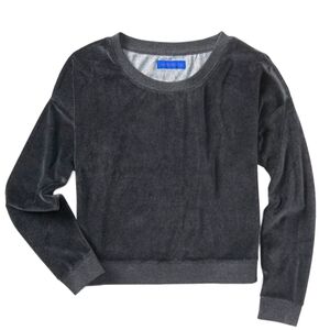 Aeropostale Gray Velour Women's Sweater